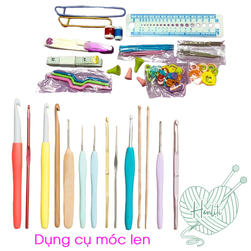 Dụng cụ và phục kiện móc len
