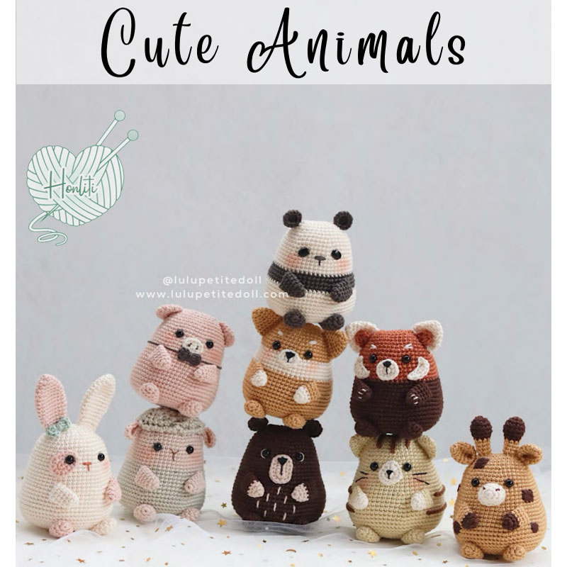 Chart móc len Cute Animals
