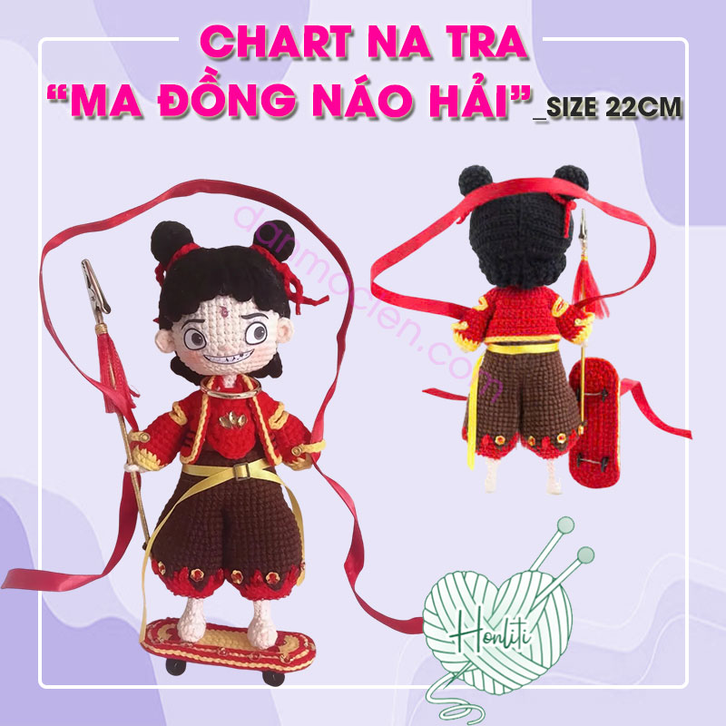 Chart móc Na Tra “ma đồng náo hải” phiên bản 22cm